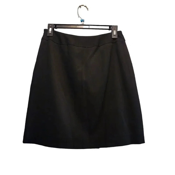 NWT Etcetera Short Mini Skirt Business Size 2 Black Viscose Blend Side Zipper - Picture 1 of 5